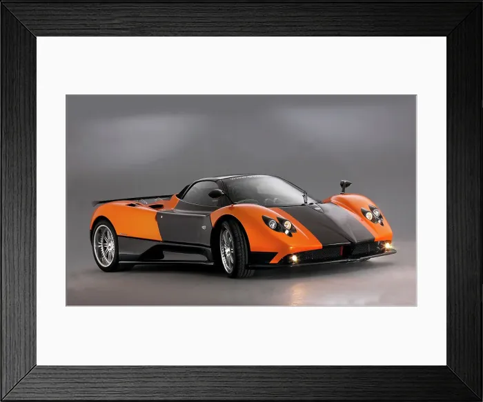 Framed Print : 2007 Pagani Zonda Roadster F Framed Print : 2007 Pagani Zonda Roadster F