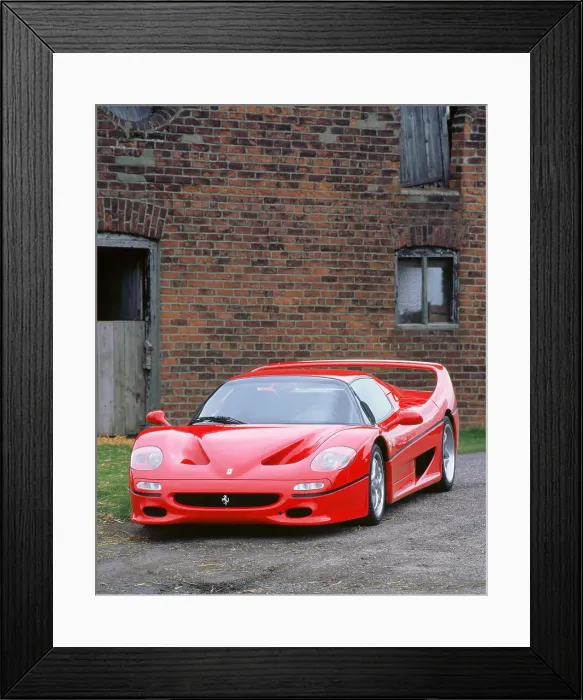 Framed Print : 1996 Ferrari F50 Framed Print : 1996 Ferrari F50