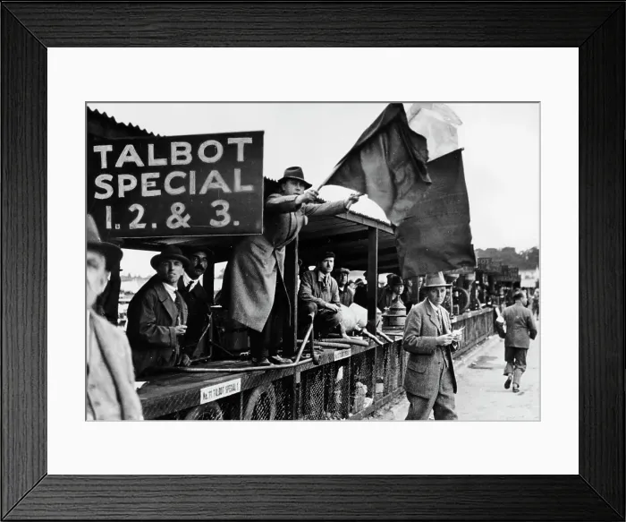 Framed Print : The RTS British Grand Prix, Brooklands, Surrey, 1927 Framed Print : The RTS British Grand Prix, Brooklands, Surrey, 1927