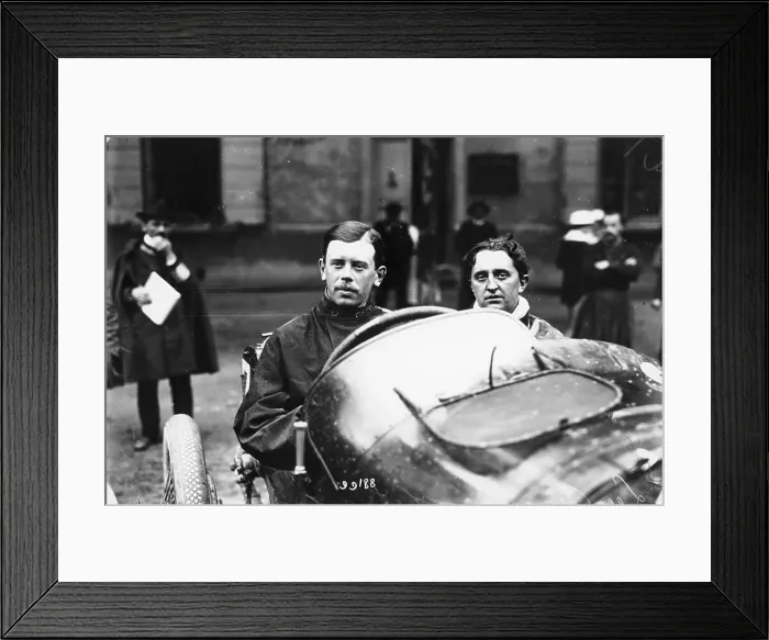 Framed Print : Kenelm Lee Guinness behind the wheel of a Sunbeam c1913-c1924 Framed Print : Kenelm Lee Guinness behind the wheel of a Sunbeam c1913-c1924