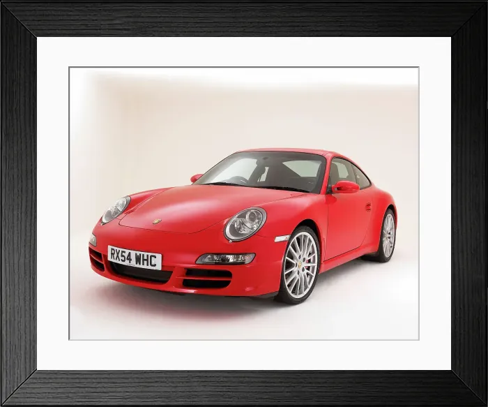 Framed Print : 2004 Porsche 911 Carrera 2s Framed Print : 2004 Porsche 911 Carrera 2s