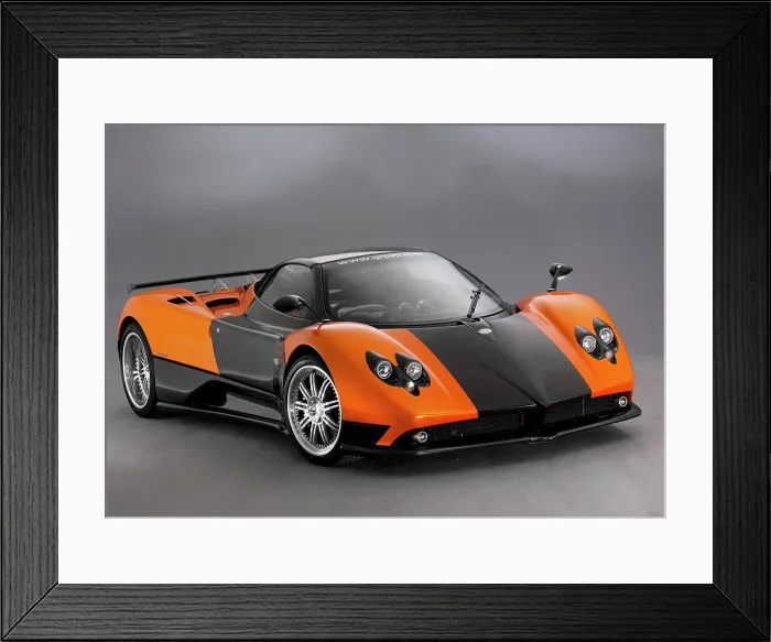 Framed Print : 2007 Pagani Zonda Roadster F Framed Print : 2007 Pagani Zonda Roadster F