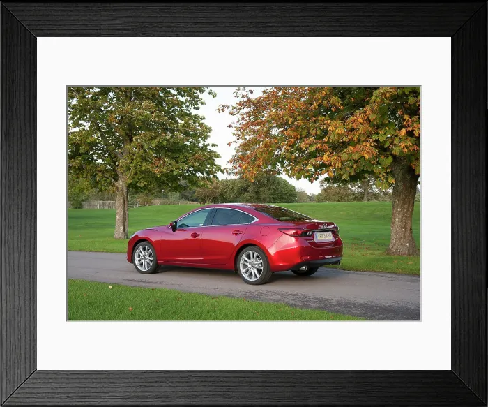Framed Print : 2013 Mazda 6 2.2D Sport Nav Framed Print : 2013 Mazda 6 2.2D Sport Nav