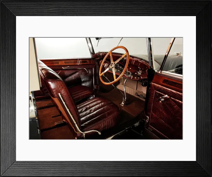 Framed Print : 1930 Bugatti Type 46 Faux Framed Print : 1930 Bugatti Type 46 Faux