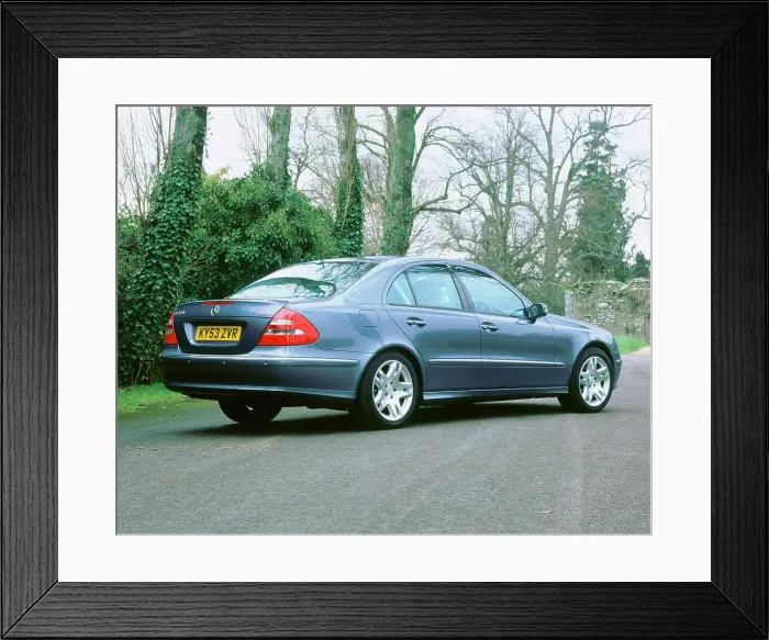 Framed Print : 2003 Mercedes Benz E320 cdi Avantgarde Framed Print : 2003 Mercedes Benz E320 cdi Avantgarde