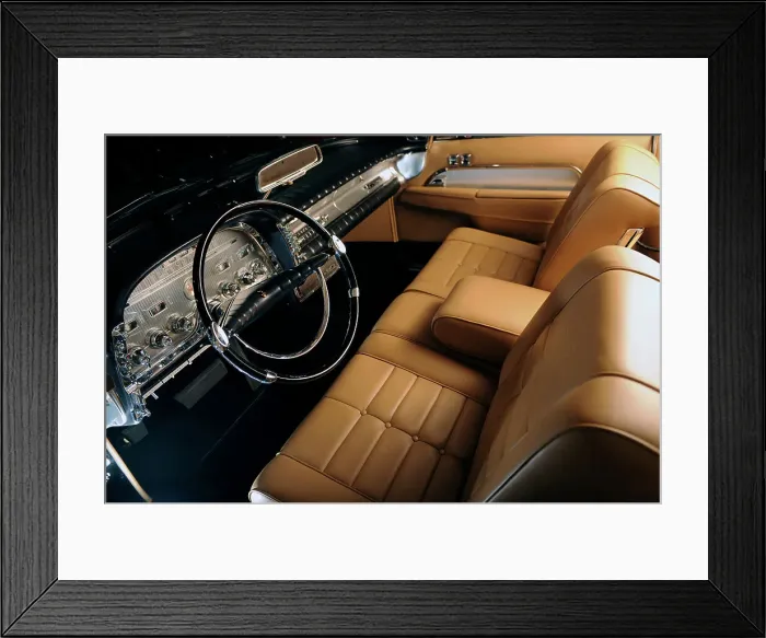 Framed Print : Chrysler Imperial convertible 1959. Artist: Simon Clay Framed Print : Chrysler Imperial convertible 1959. Artist: Simon Clay