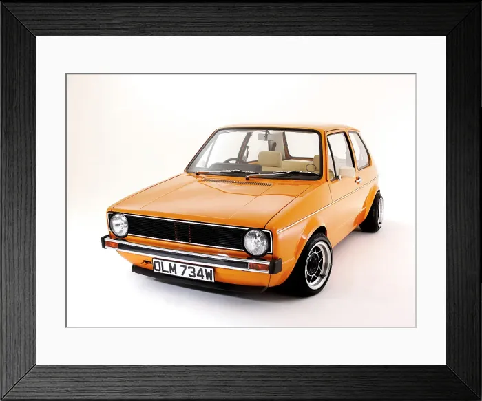 Framed Print : 1980 VW Golf MK1 Framed Print : 1980 VW Golf MK1