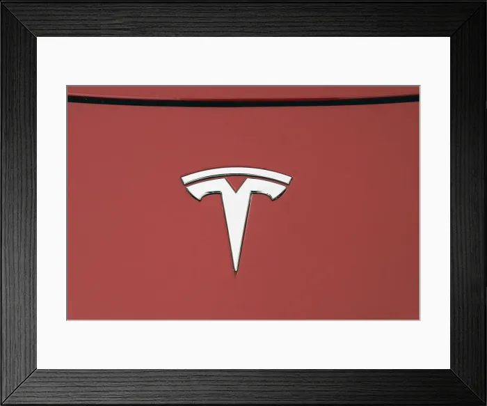 Framed Print : 2010 Tesla Roadster Framed Print : 2010 Tesla Roadster