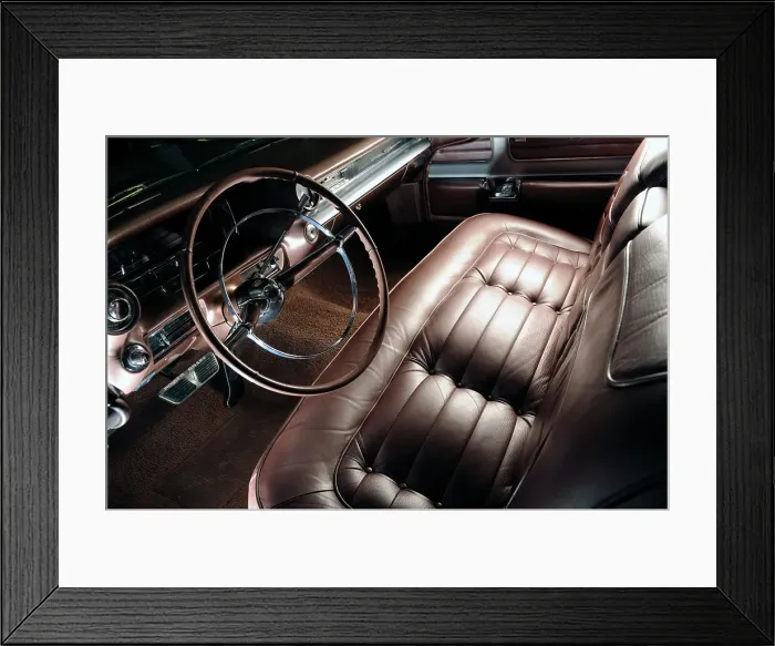 Framed Print : Cadillac Eldorado 1959. Artist: Simon Clay Framed Print : Cadillac Eldorado 1959. Artist: Simon Clay