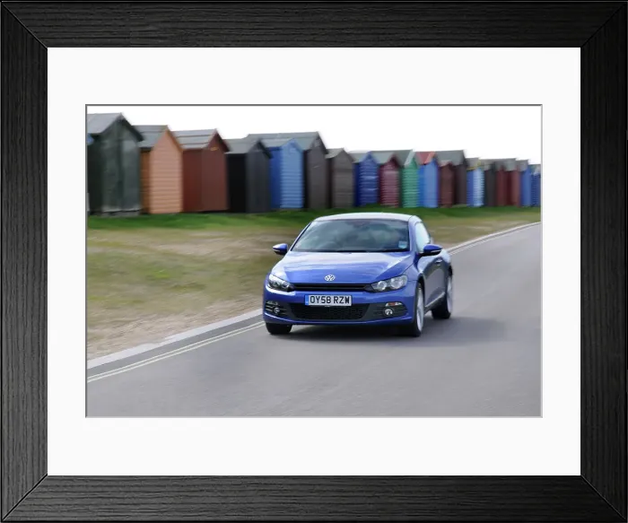 Framed Print : 2009 Volkswagen Scirocco 2.0 GT TSi Framed Print : 2009 Volkswagen Scirocco 2.0 GT TSi