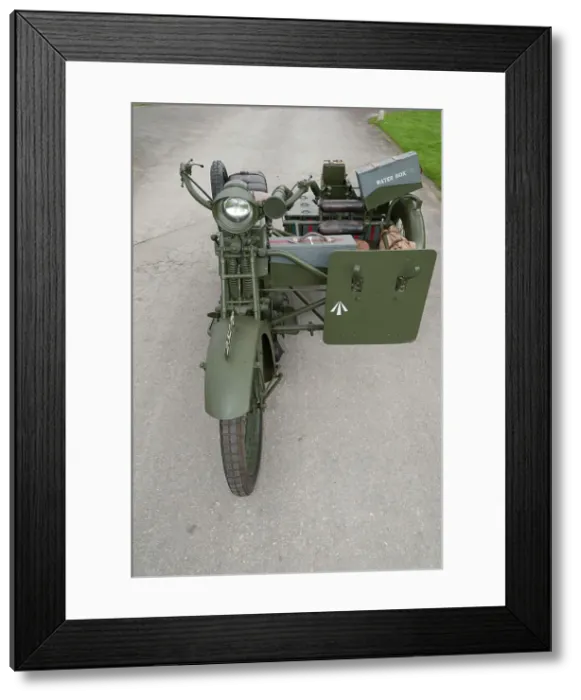 Framed Print : 1917 Vickers Clyno Combination Framed Print : 1917 Vickers Clyno Combination