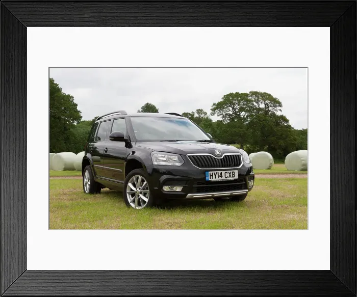 Framed Print : 2014 Skoda Yeti SE Framed Print : 2014 Skoda Yeti SE