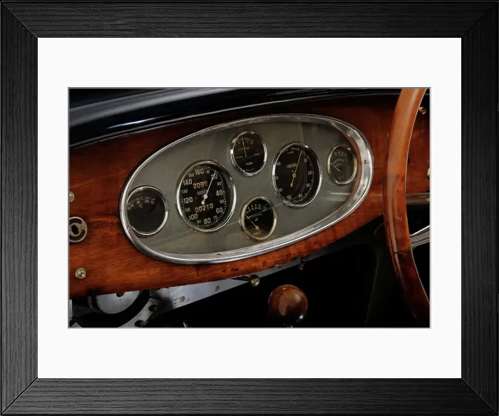 Framed Print : Bugatti type 55 1932. Artist: Simon Clay Framed Print : Bugatti type 55 1932. Artist: Simon Clay