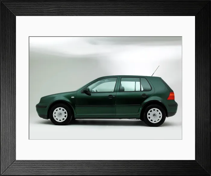 Framed Print : 2001 VW Golf 1.6 Framed Print : 2001 VW Golf 1.6