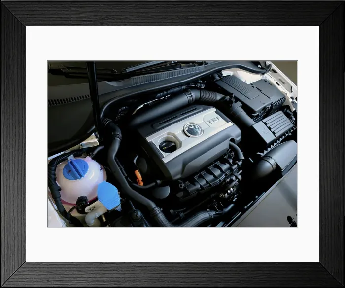 Framed Print : VW Golf GTI mk 6 2008. Artist: Simon Clay Framed Print : VW Golf GTI mk 6 2008. Artist: Simon Clay