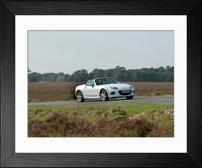 Framed Print : 2014 Mazda MX5 Roadster Coupe Framed Print : 2014 Mazda MX5 Roadster Coupe