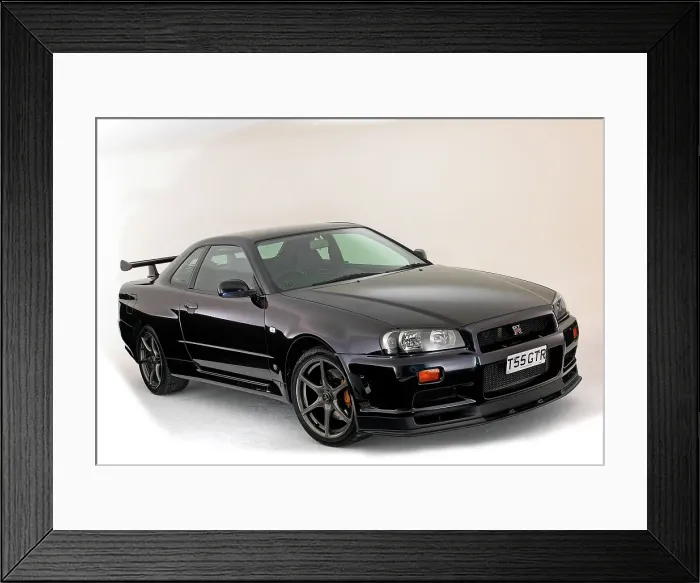 Framed Print : 1999 Nissan Skyline GTR-34 Framed Print : 1999 Nissan Skyline GTR-34