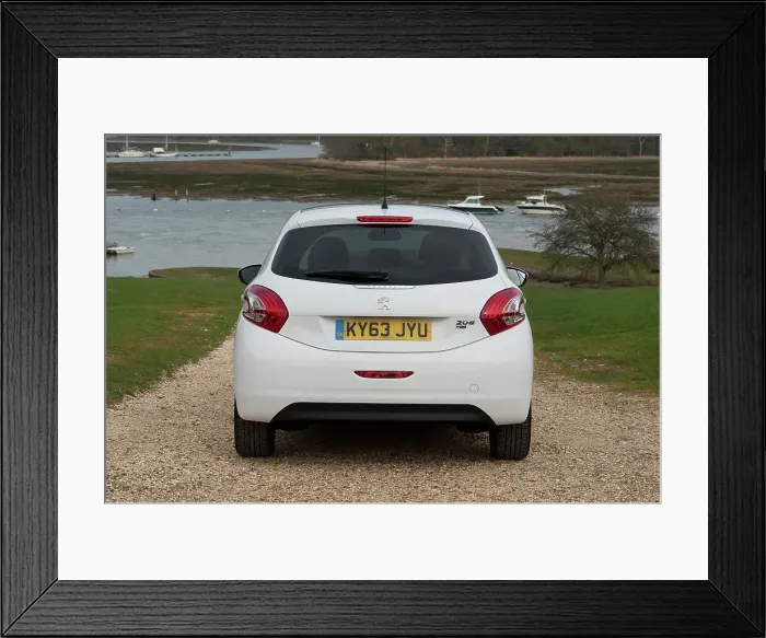 Framed Print : 2014 Peugeot 208 Hdi Framed Print : 2014 Peugeot 208 Hdi