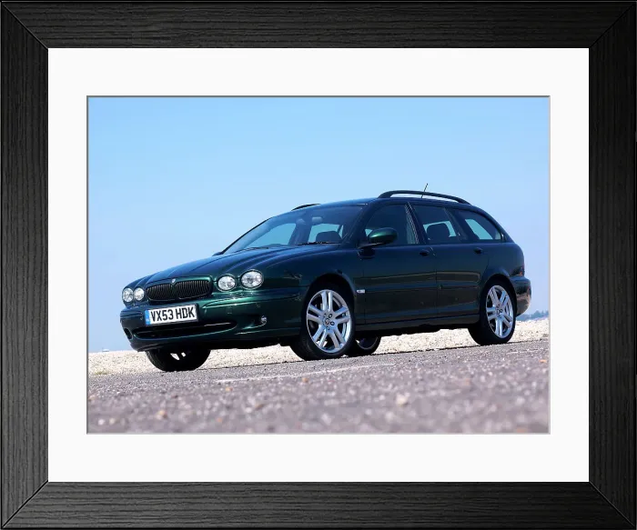 Framed Print : 2003 Jaguar X Type Sport Estate Framed Print : 2003 Jaguar X Type Sport Estate