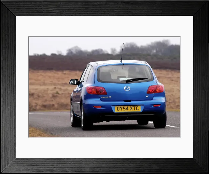 Framed Print : 2004 Mazda 3 1.6 TS2