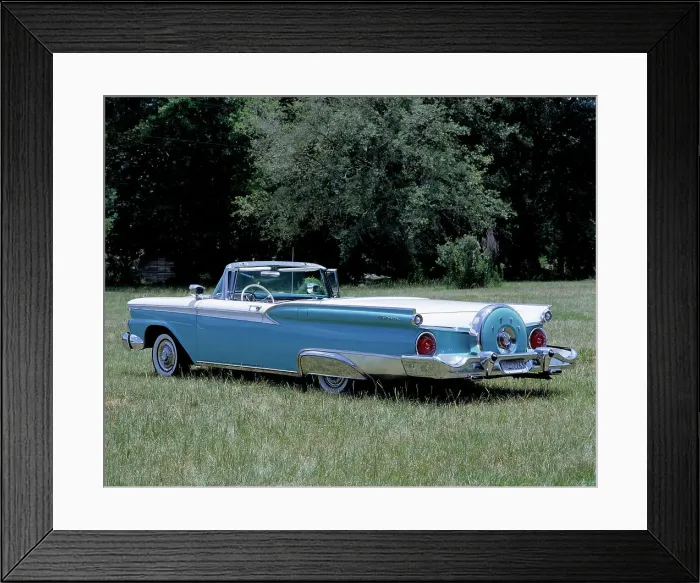 Framed Print : 1959 Ford Skyliner Framed Print : 1959 Ford Skyliner