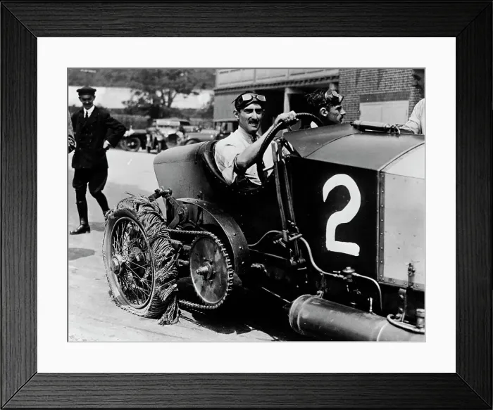 Framed Print : Louis Zborowski at the wheel of Chitty Bang Bang I, Brooklands, 1922 Framed Print : Louis Zborowski at the wheel of Chitty Bang Bang I, Brooklands, 1922