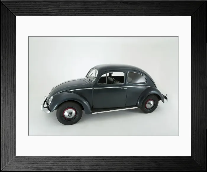 Framed Print : 1953 Volkswagen Beetle Export Framed Print : 1953 Volkswagen Beetle Export
