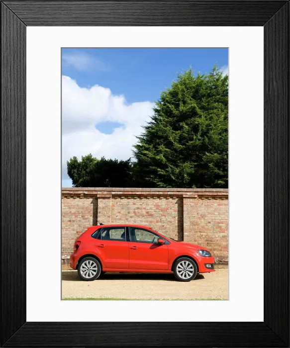 Framed Print : 2011 Volkswagen Polo SEL 1.2 Tsi Framed Print : 2011 Volkswagen Polo SEL 1.2 Tsi