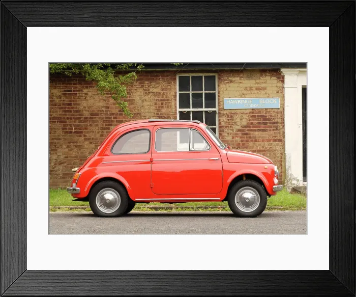 Framed Print : 1962 Fiat 500D Framed Print : 1962 Fiat 500D