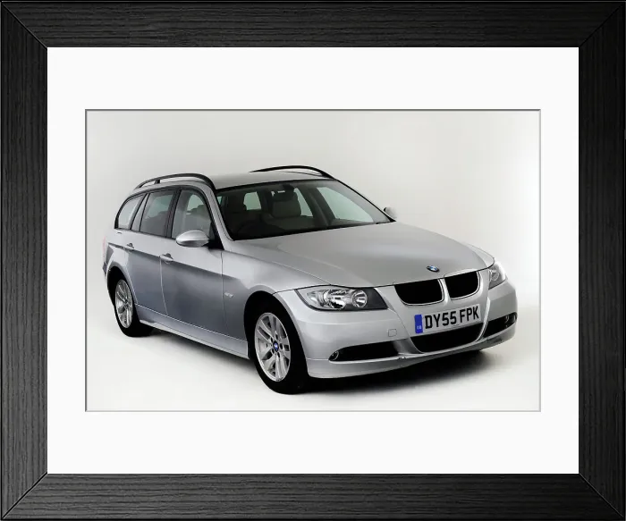 Framed Print : 2005 BMW 320d Touring Framed Print : 2005 BMW 320d Touring