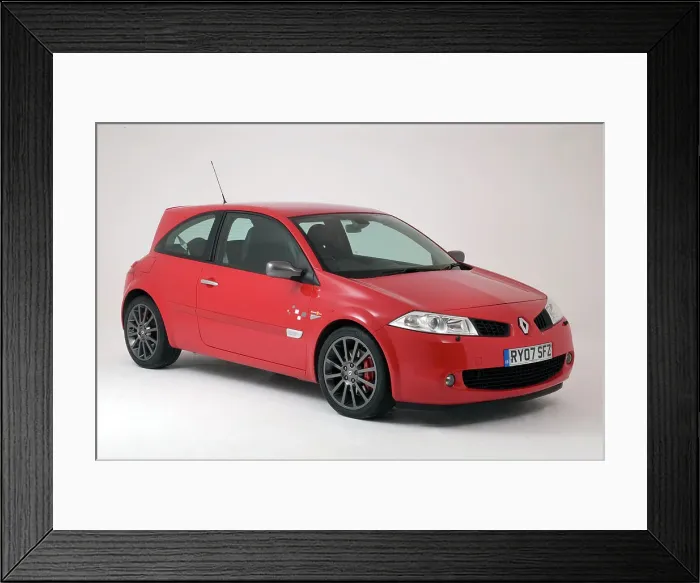 Framed Print : 2007 Renault Megane Sport Framed Print : 2007 Renault Megane Sport