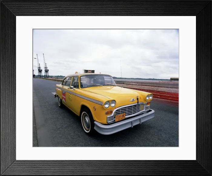 Framed Print : Checker A11 cab, 1980 Framed Print : Checker A11 cab, 1980