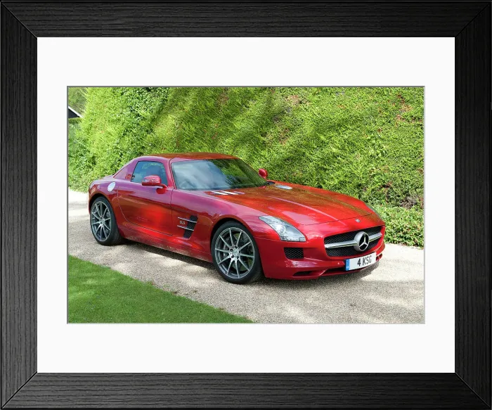 Framed Print : 2011 Mercedes Benz AMG SLS Framed Print : 2011 Mercedes Benz AMG SLS