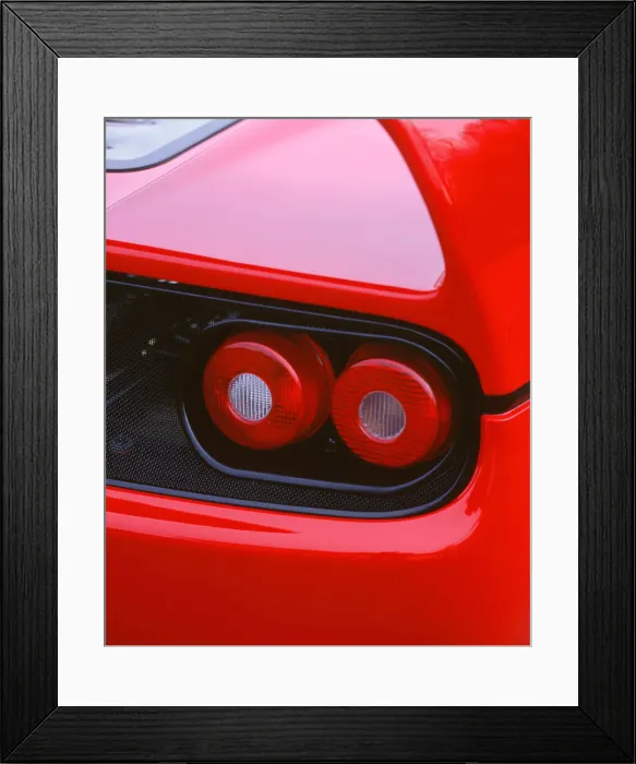 Framed Print : 1996 Ferrari F50 rear light cluster Framed Print : 1996 Ferrari F50 rear light cluster