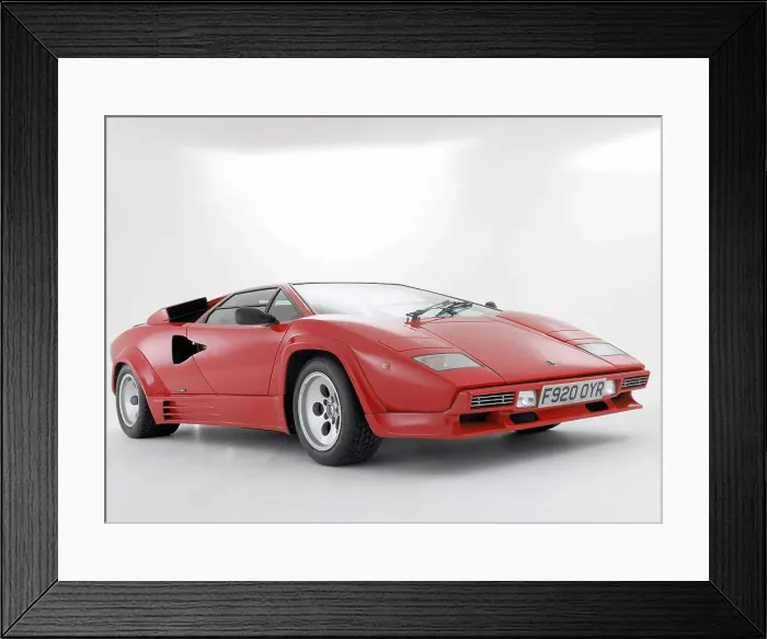 Framed Print : 1988 Lamborghini Countach Framed Print : 1988 Lamborghini Countach