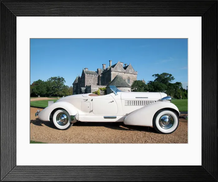 Framed Print : 1935 Auburn 851 Speedster Framed Print : 1935 Auburn 851 Speedster