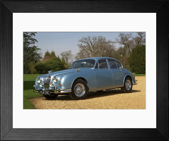 Framed Print : 1965 Jaguar Mk2 3.8 Framed Print : 1965 Jaguar Mk2 3.8