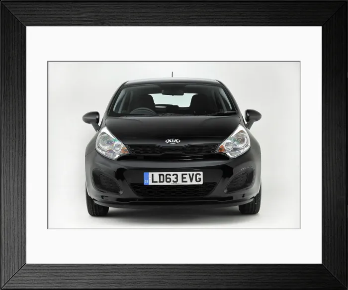Framed Print : 2013 Kia Rio Framed Print : 2013 Kia Rio