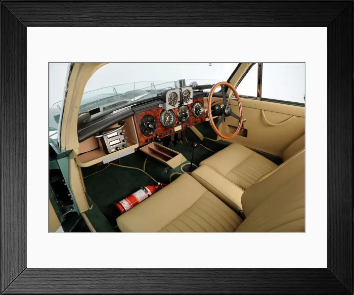 Framed Print : Aston Martin DB2-4 works 1956. Artist: Simon Clay Framed Print : Aston Martin DB2-4 works 1956. Artist: Simon Clay