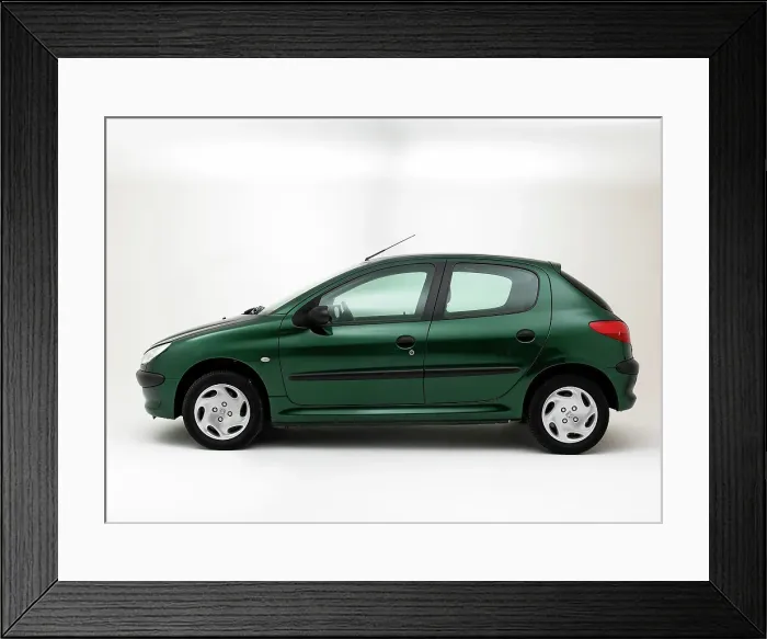 Framed Print : 2002 Peugeot 206 Hdi Framed Print : 2002 Peugeot 206 Hdi