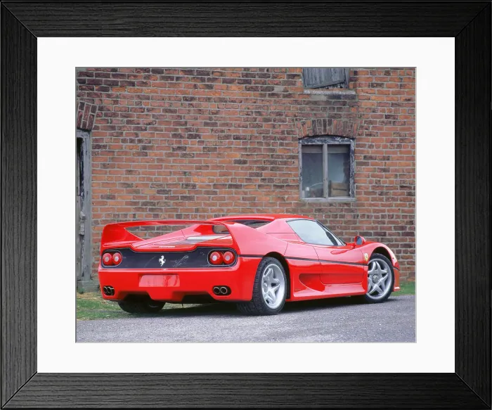 Framed Print : 1996 Ferrari F50 Framed Print : 1996 Ferrari F50