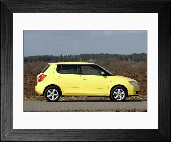 Framed Print : 2008 Skoda Fabia 2 Framed Print : 2008 Skoda Fabia 2