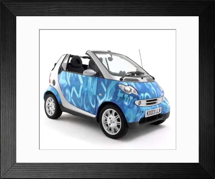 Framed Print : 2003 Smart Cabriolet Passion Framed Print : 2003 Smart Cabriolet Passion