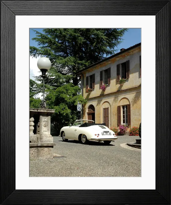 Framed Print : 1954 Porsche 356 1300S Cabriolet Framed Print : 1954 Porsche 356 1300S Cabriolet