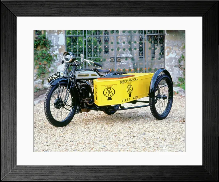 Framed Print : 1927 Triumph AA Combination Framed Print : 1927 Triumph AA Combination