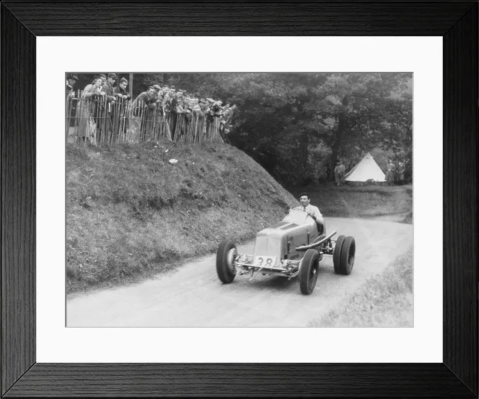 Framed Print : Raymond Mays in an ERA car, c1934-c1939 Framed Print : Raymond Mays in an ERA car, c1934-c1939