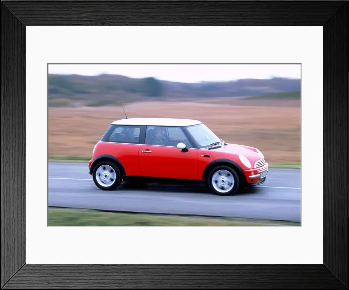 Framed Print : 2001 Mini Cooper Framed Print : 2001 Mini Cooper