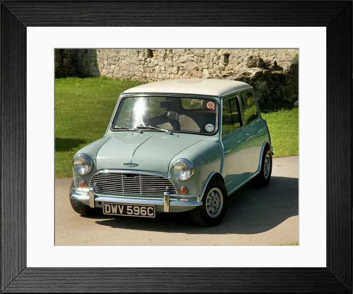 Framed Print : 1965 Austin Mini Coopers Framed Print : 1965 Austin Mini Coopers
