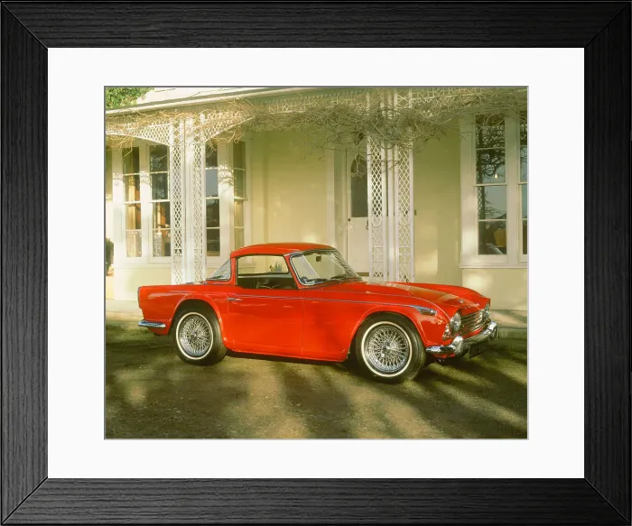 Framed Print : 1966 Triumph TR4 A