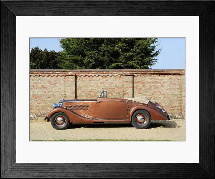 Framed Print : 1939 Railton Fairmile Series 3 Straight Eight Framed Print : 1939 Railton Fairmile Series 3 Straight Eight